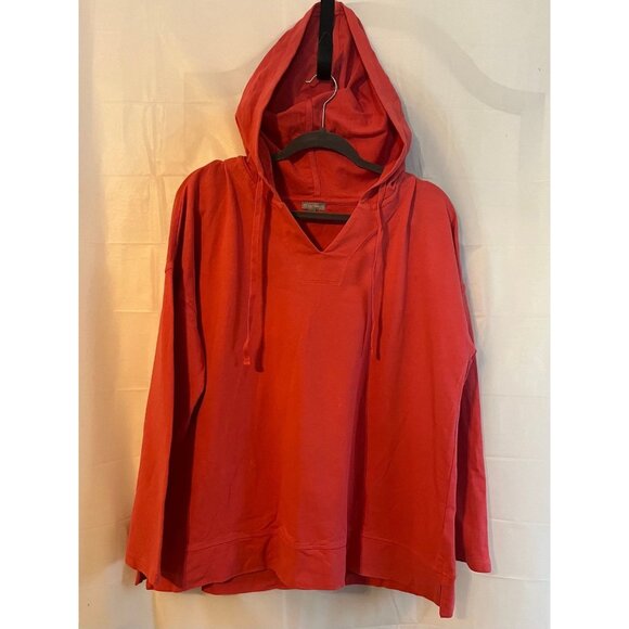 T by Talbots Coral XL Hoodie - Picture 1 of 9